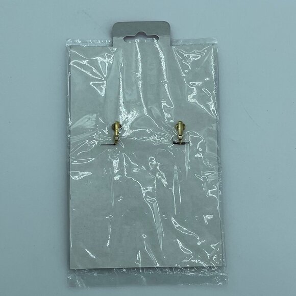 Barbie Clip On Earring Gold Stars Plastic Lightweight - Picture 6 of 7